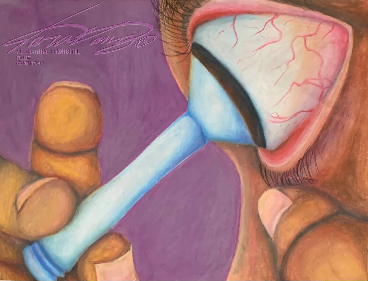 Webster University Portfolio Requirement (Oil Pastel)