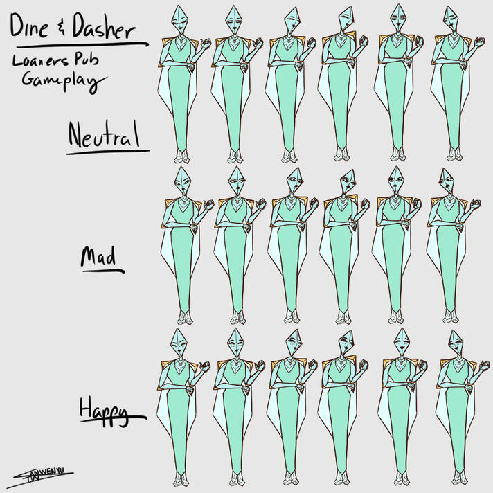 Dine &amp; Dasher Sprite Sheet