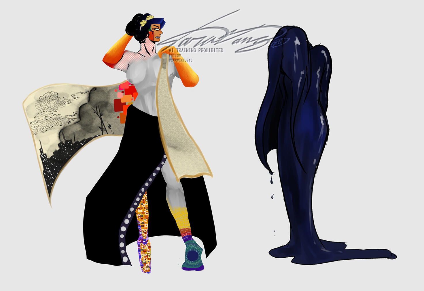 Character Design Deity Prompt (Clip Studio Paint)