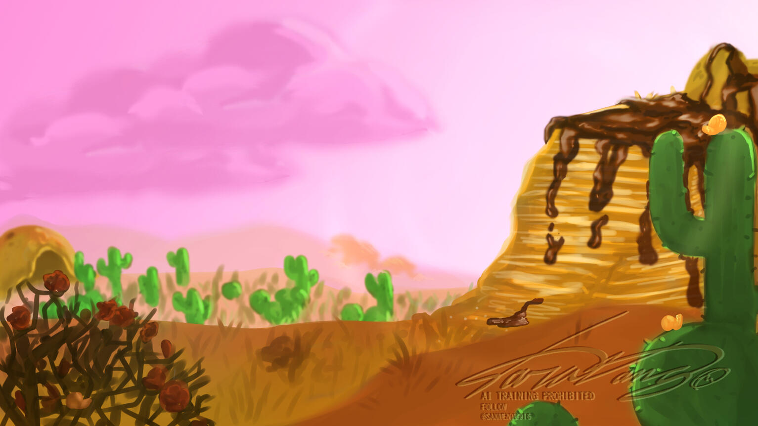 Concept Art Environment Practice Render (Clip Studio Paint, Adobe Photoshop)
