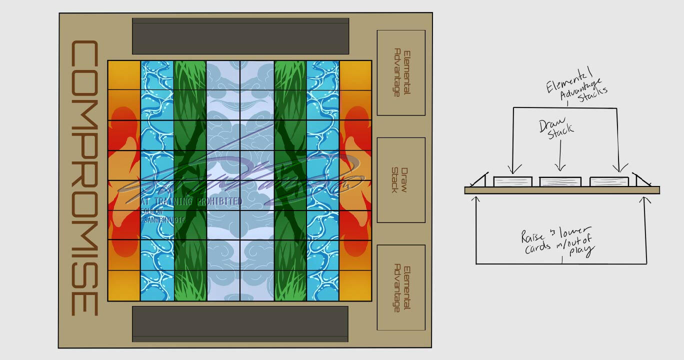 Game Art Board Game Concept (Clip Studio Paint, Adobe Illustrator)